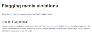 flagging media violations