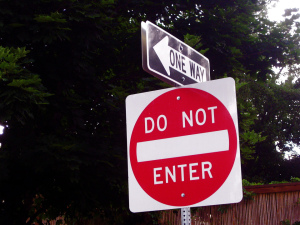 Texting and speeding and driving the wrong way is a serious mistake.