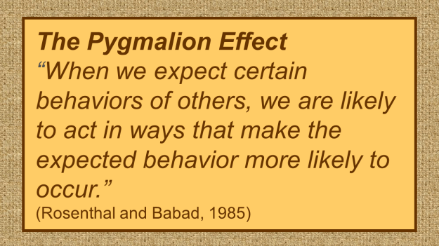 pygmalion effect