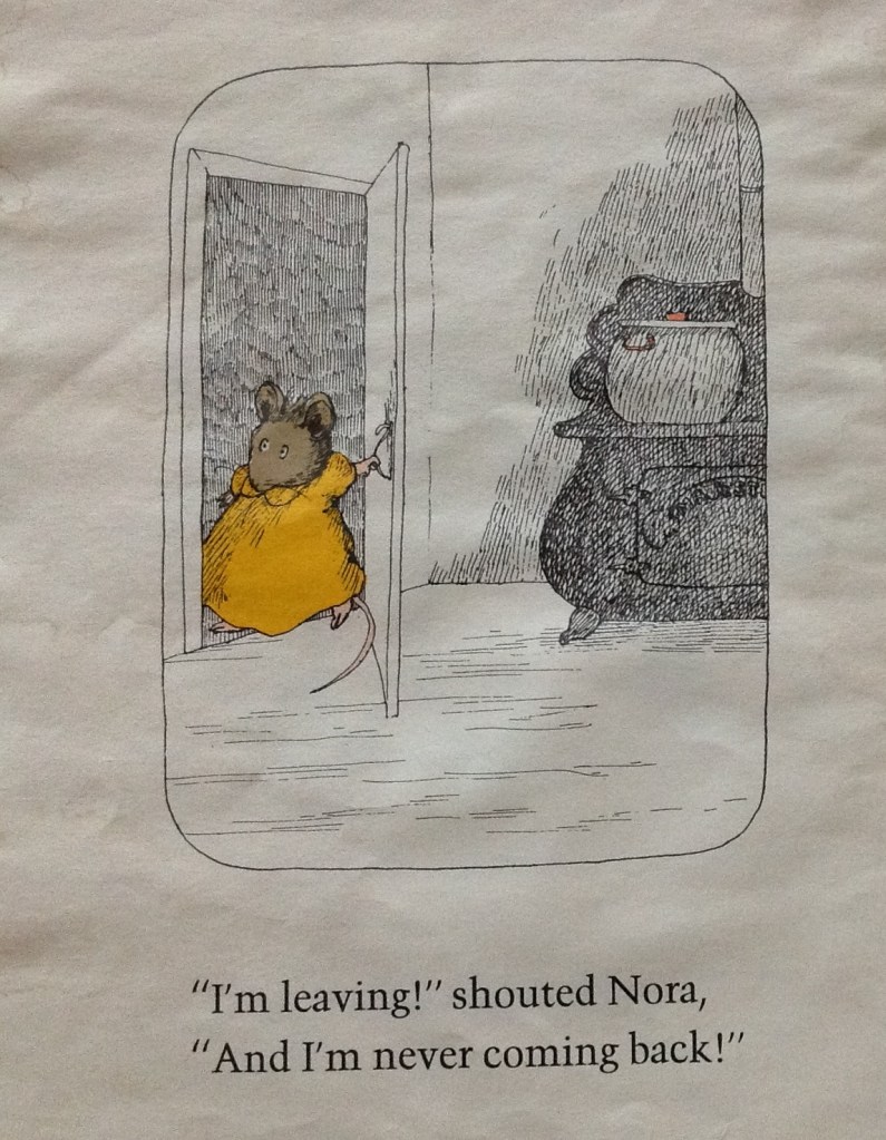 from "Noisy Nora" by Rosemary Wells