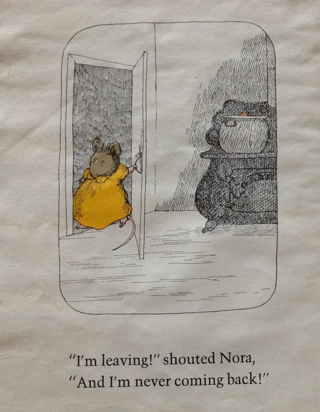 from "Noisy Nora" by Rosemary Wells
