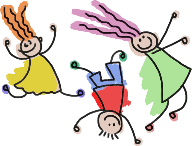 GDJ, Playful stick figures https://openclipart.org/detail/230070/playful-stick-figure-kids