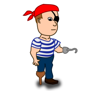 nicubunu, Comic Characters: Pirate https://openclipart.org/detail/21919/comic-characters-pirate