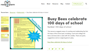 Busy Bees Celebrate 100 days of school
