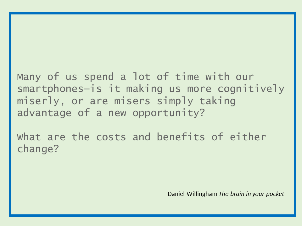 daniel willingham questions