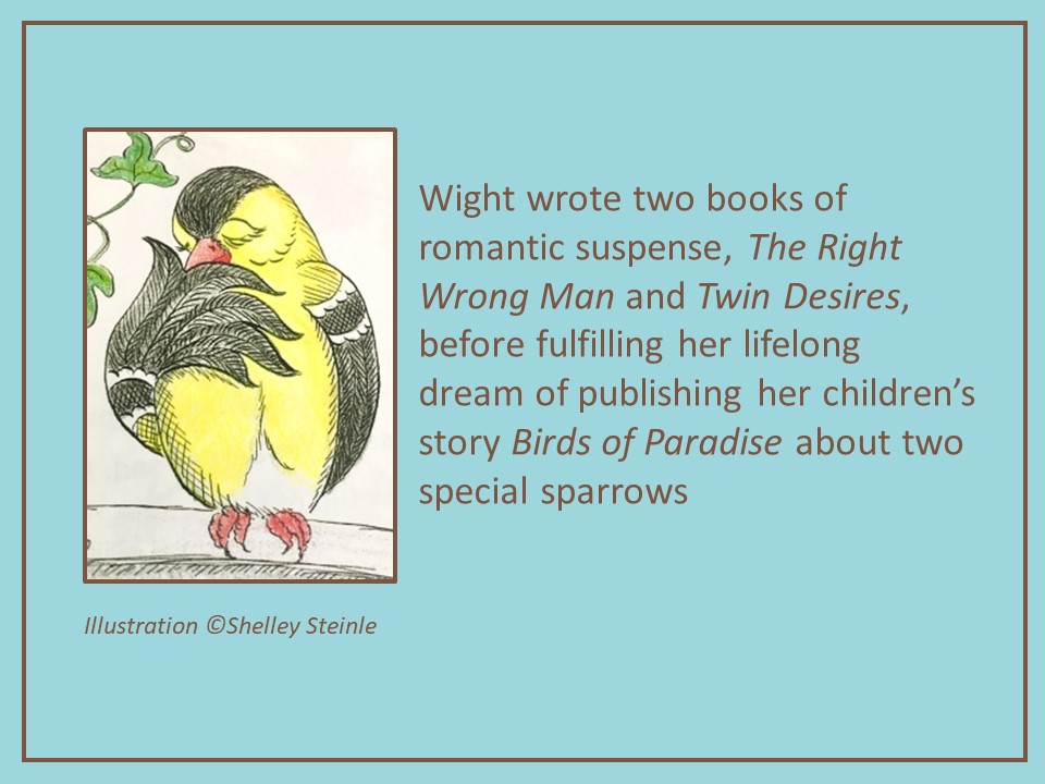 yellow bird Pamela Wight