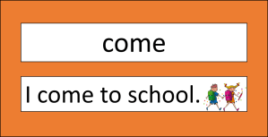 sight words sentence strips