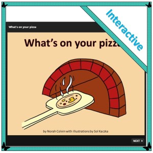 pizza-themed interactive cross-curricular teaching resources for lower primary