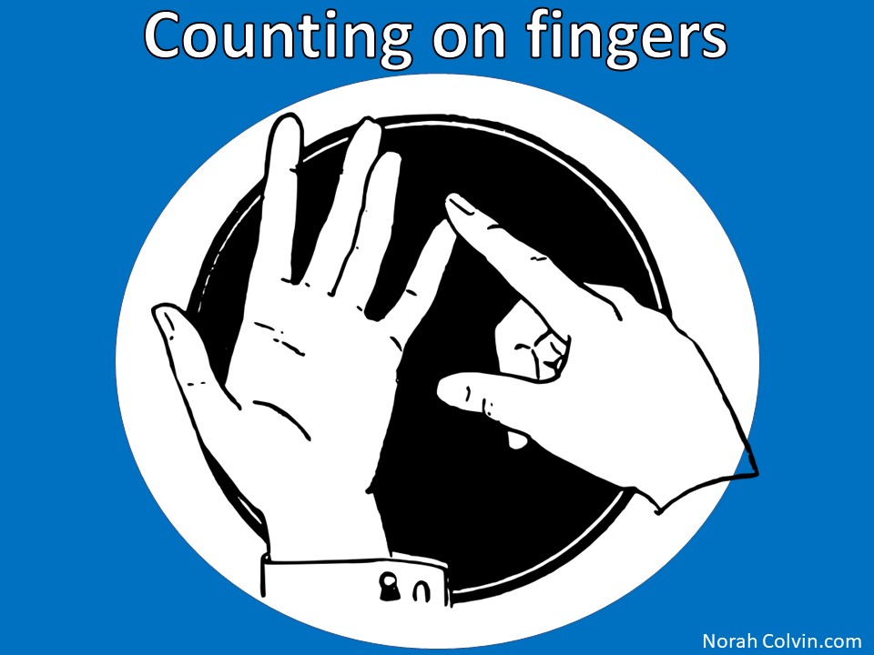 Counting on fingers