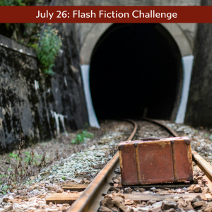 flash fiction prompt stranded suitcase
