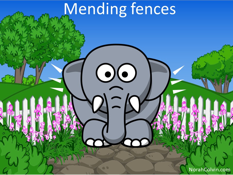 Mending fences