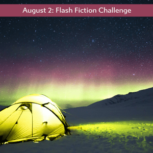 yellow tent flash fiction prompt Carrot Ranch