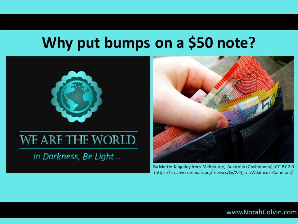 #WATWB Why put bumps on a $50&nbsp;note?
