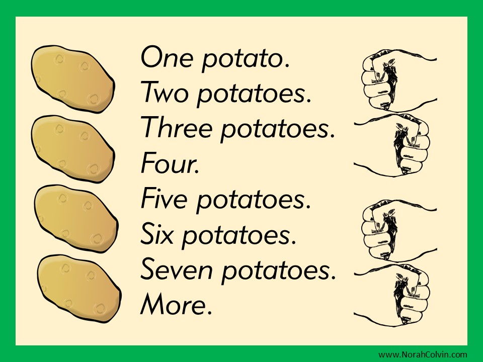 fist game one potato two potato