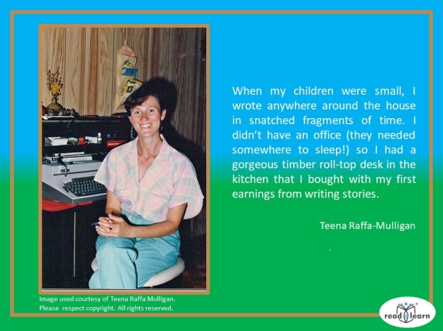 Teena Raffa-Mulligan's roll-top desk