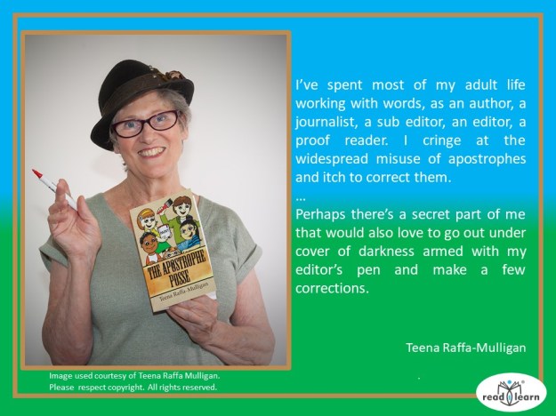 Teena Raffa-Mulligan's thoughts about apostrophes