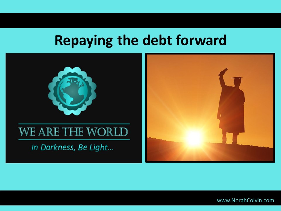 #WATWB Repaying the debt&nbsp;forward