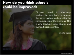 Marsha Ingrao says how schools could be improved