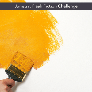 Carrot Ranch flash fiction challenge - painting