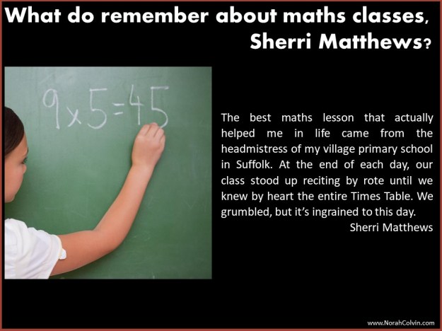 Sherri Matthews reminiscences of school days