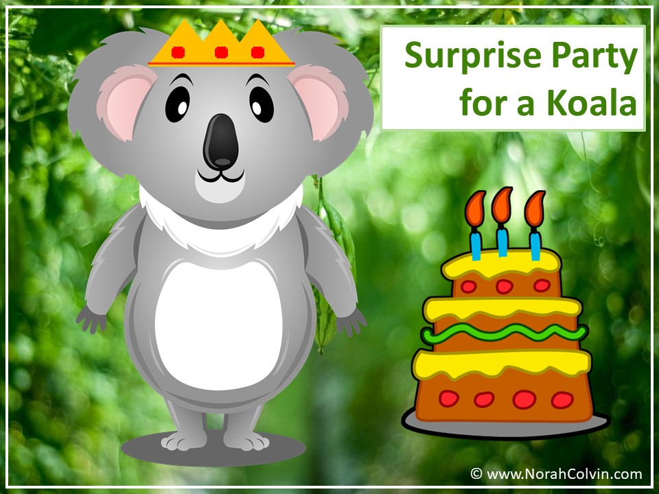 Surprise party for a koala flash fiction