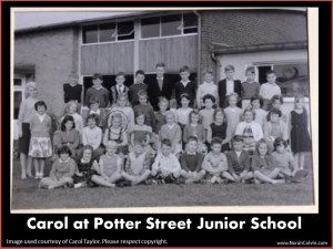 Carol Taylor in class photo