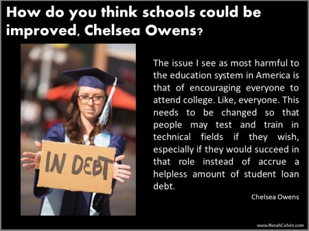 Chelsea Owens School Days Reminiscences