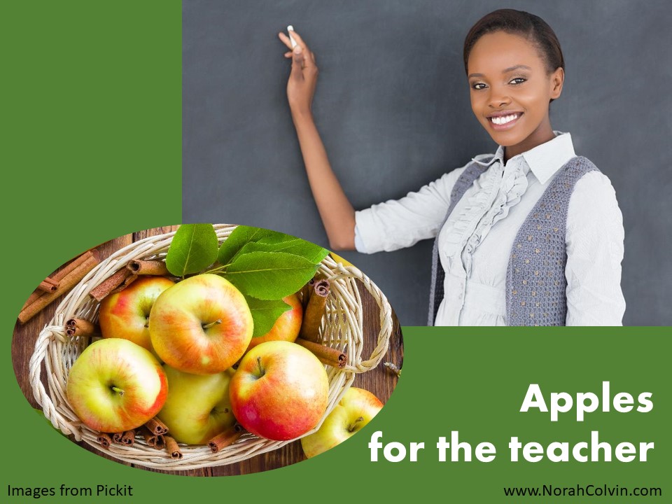 Apples for the&nbsp;teacher