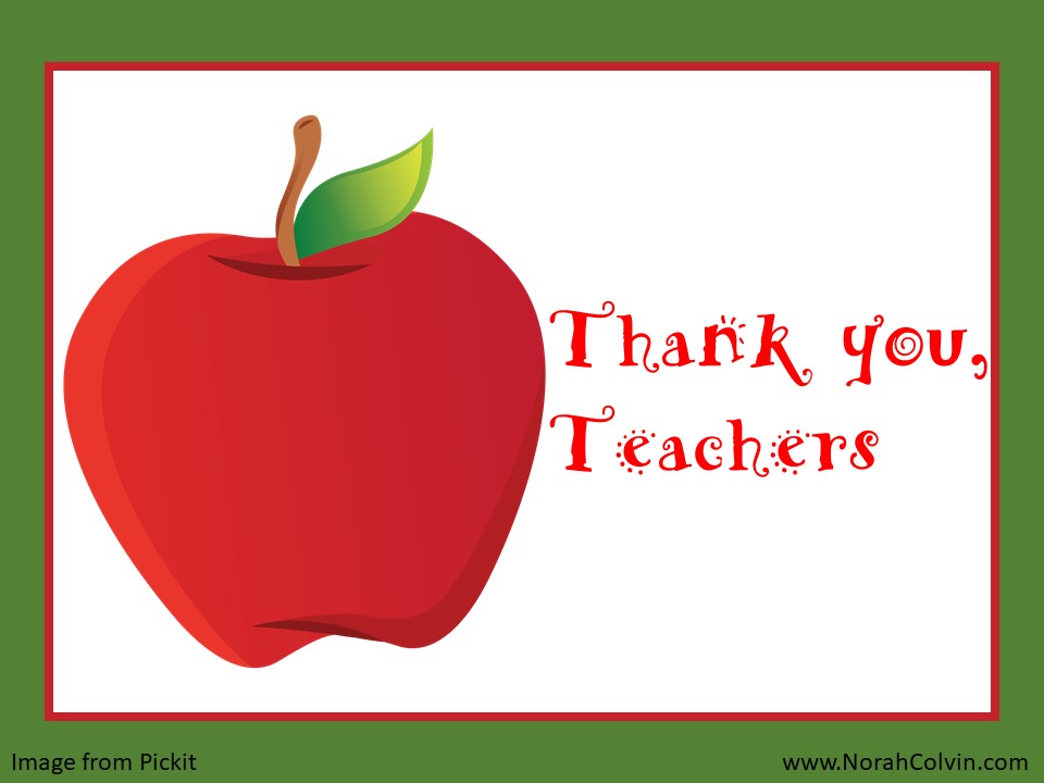 Thank you teachers