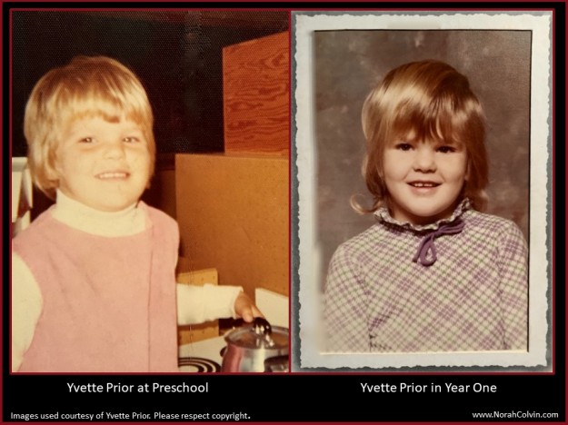 Yvette Prior early school days