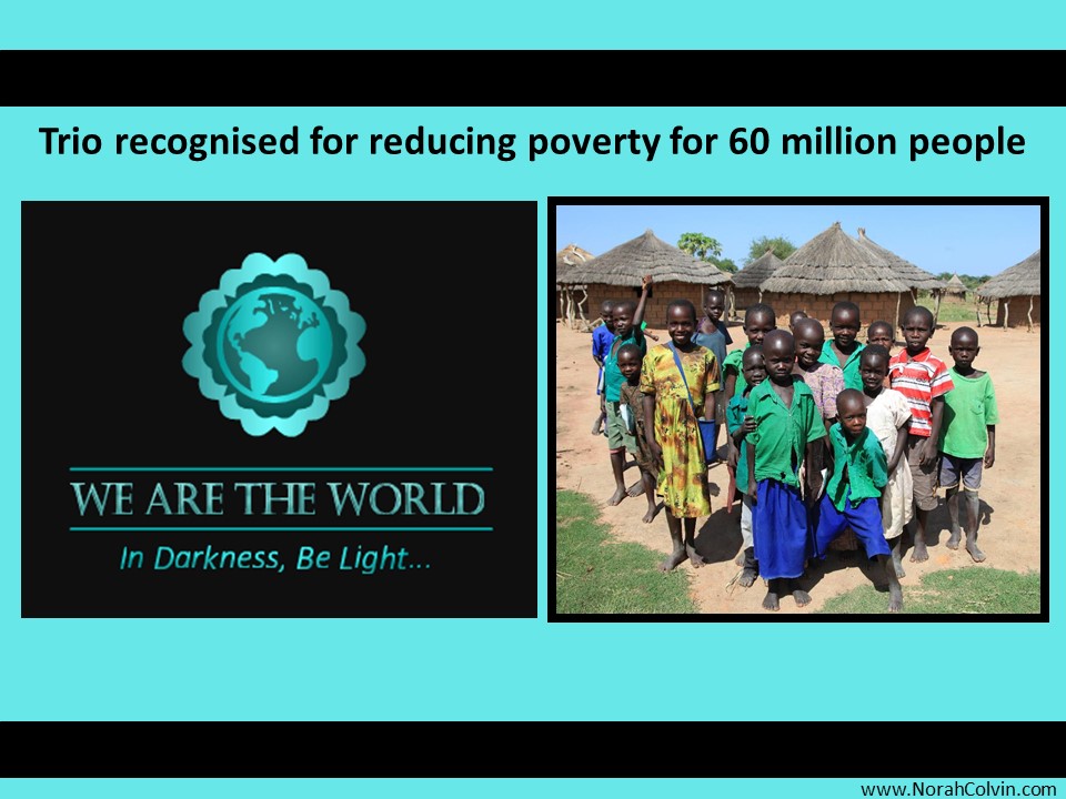 #WATWB Trio recognised for reducing poverty for 60 million&nbsp;people