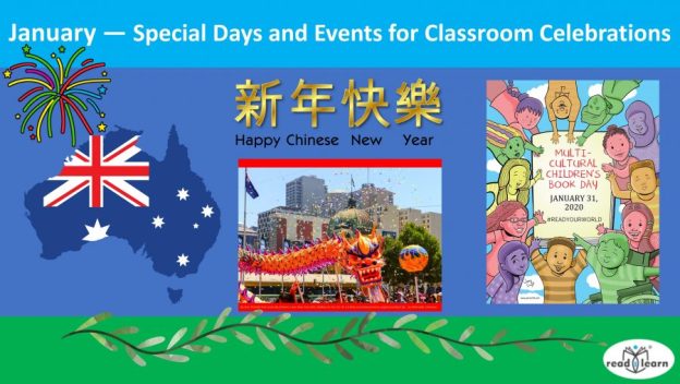 January - special days and celebrations for the classroom