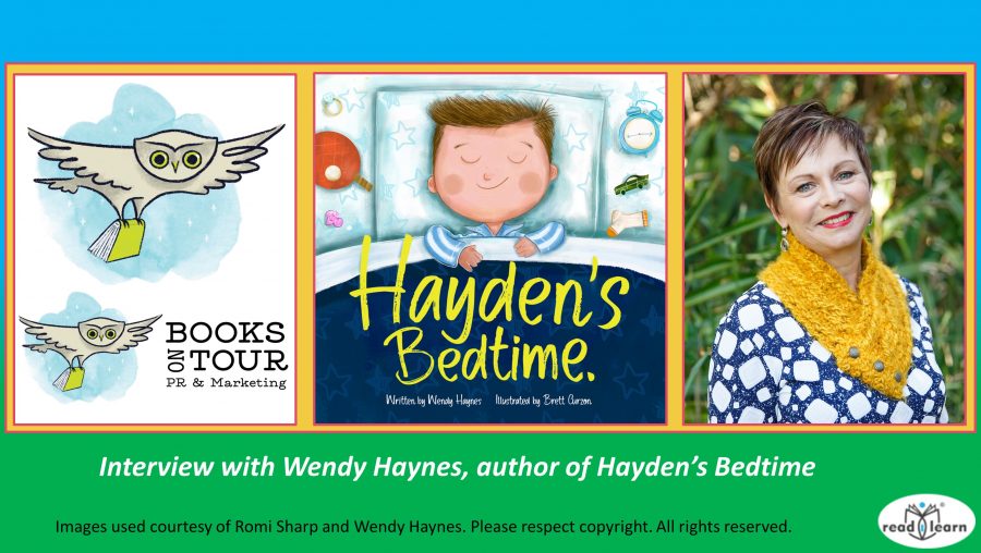 Interview with Wendy Haynes, author of Hayden’s Bedtime #booksontourpr –&nbsp;#readilearn