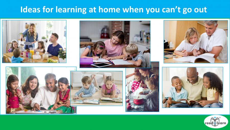 Ideas for learning at home when you can’t go out –&nbsp;#readilearn
