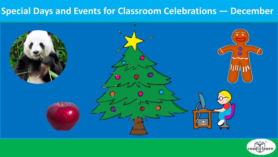 Special Days and Events for Classroom Celebrations — December –&nbsp;#readilearn