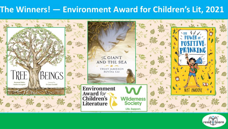 The Winners! — Environment Award for Children’s Lit, 2021 – #readilearn