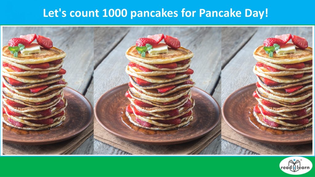 Let’s count 1000 pancakes for Pancake Day! –&nbsp;#readilearn