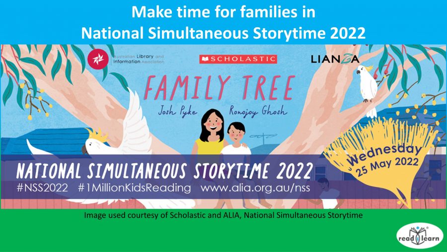 Make Time for families in National Simultaneous Storytime 2022 –&nbsp;#readilearn