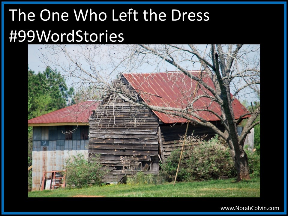 The One Who Left the Dress&nbsp;#99WordStories