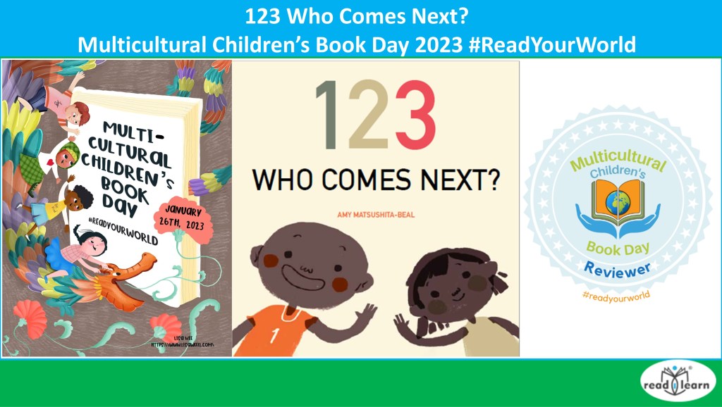 123 Who Comes Next? for Multicultural Children’s Book Day 2023 #ReadYourWorld #123WhoComesNext?
